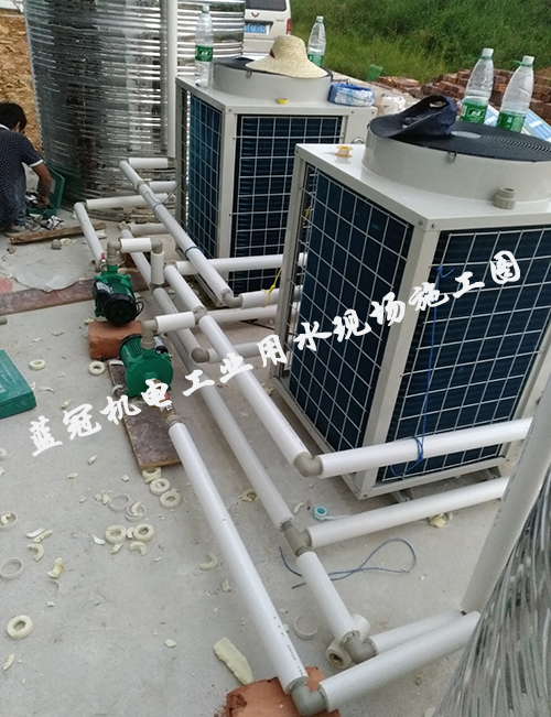 臺山太平洋保溫建材有限公司工業熱水工程安裝現場