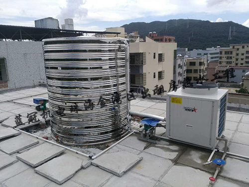 珠海金灣區出租房空氣能熱水器工程
