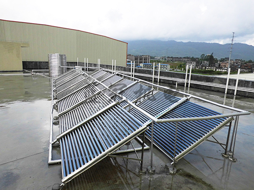 真空管太陽能熱水器工程
