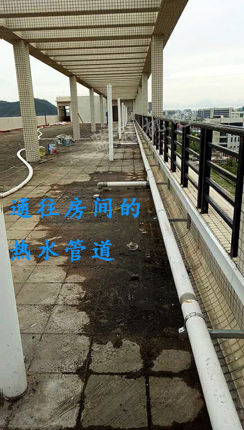 信維勞務派遣公司空氣能熱水工程房間管道分布