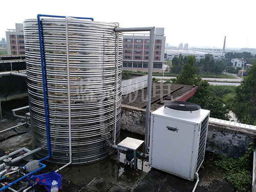 江門澳華特種水產飼料有限公司工廠熱水工程空氣能熱水工程部分