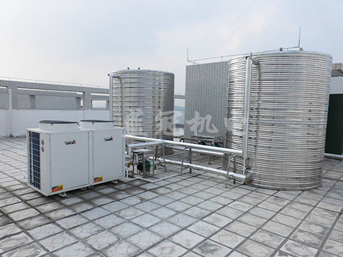 藍冠機電工廠熱水工程案例