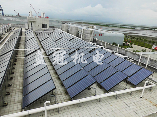 珠海三一重工熱水工程：太陽能熱水工程部分
