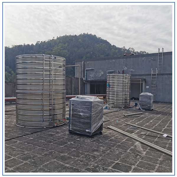 空氣源熱水工程工作原理